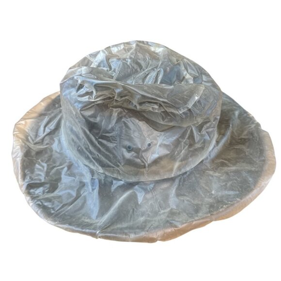 Stratton Sheriff Style FELT Hat Brim Oval Gray Sz 7 1/4 Self Forming USA - Picture 8 of 9